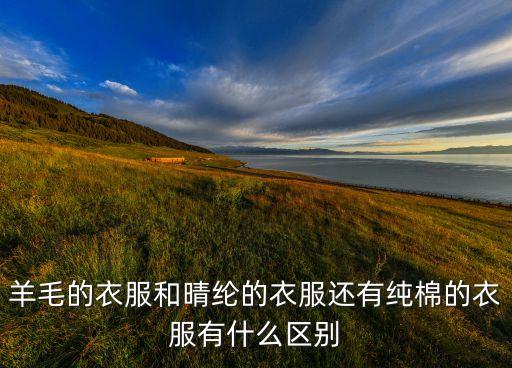羊毛的衣服和晴綸的衣服還有純棉的衣服有什么區(qū)別