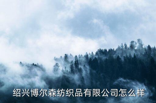  紹興博爾森紡織品有限公司怎么樣