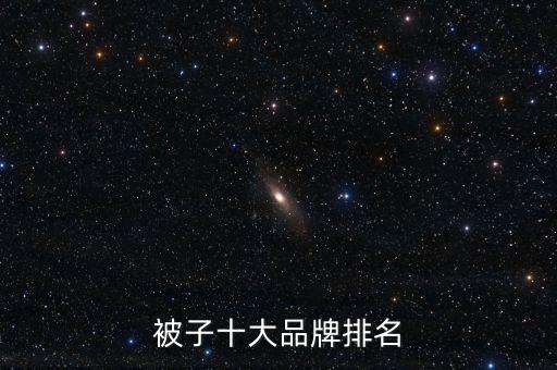 被子十大品牌排名