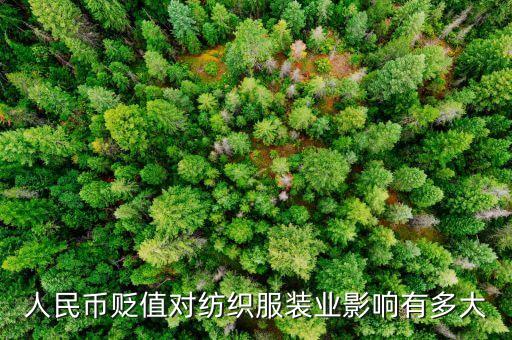 人民幣貶值對紡織服裝業(yè)影響有多大