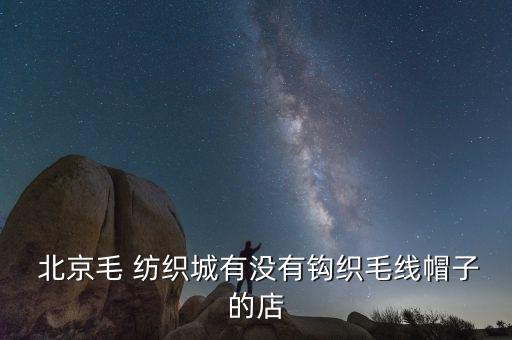  北京毛 紡織城有沒有鉤織毛線帽子的店