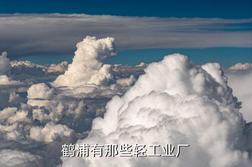 鶴浦有那些輕工業(yè)廠