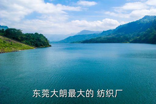 東莞大朗最大的 紡織廠