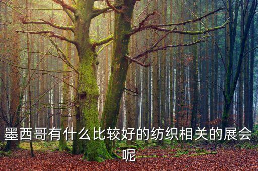 墨西哥有什么比較好的紡織相關(guān)的展會呢