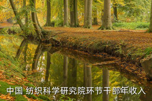 中國 紡織科學(xué)研究院環(huán)節(jié)干部年收入