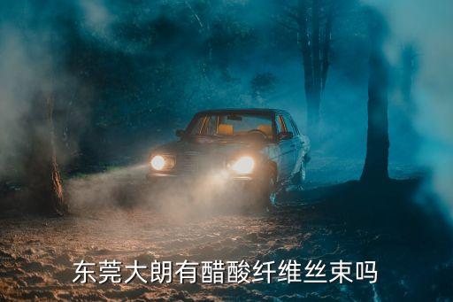 東莞大朗有醋酸纖維絲束嗎