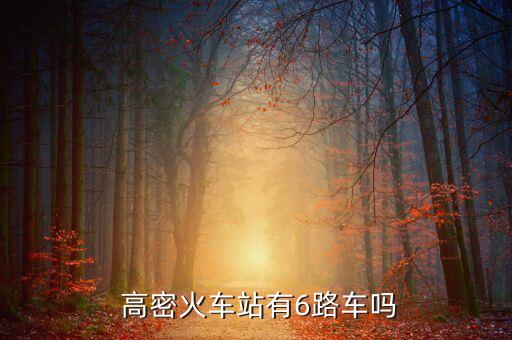  高密火車站有6路車嗎