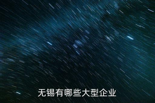 無(wú)錫有哪些大型企業(yè)