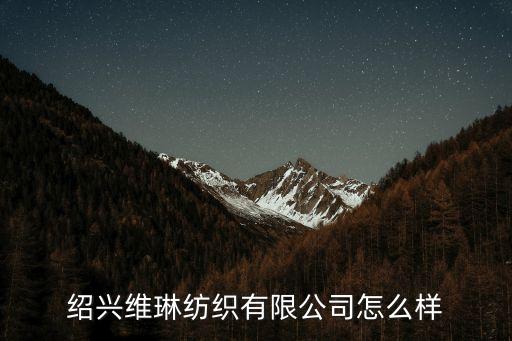 紹興維琳紡織有限公司怎么樣
