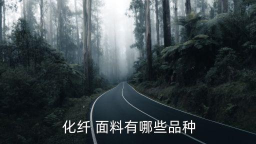  化纖 面料有哪些品種