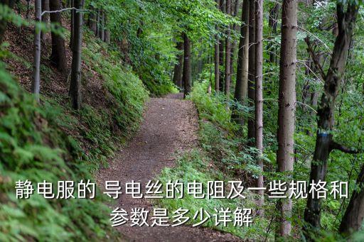 靜電服的 導(dǎo)電絲的電阻及一些規(guī)格和參數(shù)是多少詳解