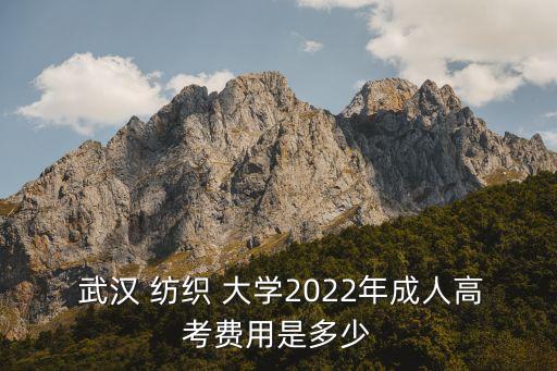 武漢紡織大學(xué)專(zhuān)業(yè)收費(fèi)