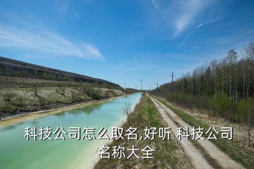  科技公司怎么取名,好聽 科技公司名稱大全