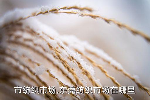 紹興市紡織市場(chǎng),東莞紡織市場(chǎng)在哪里