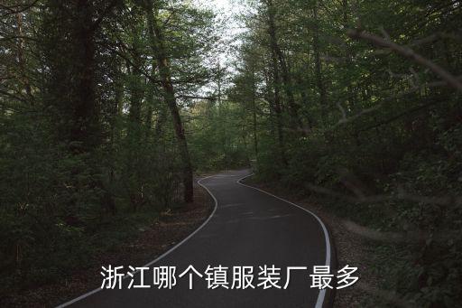 浙江哪個鎮(zhèn)服裝廠最多