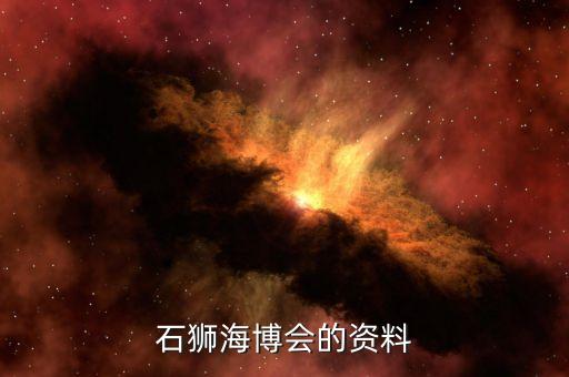 石獅海博會的資料