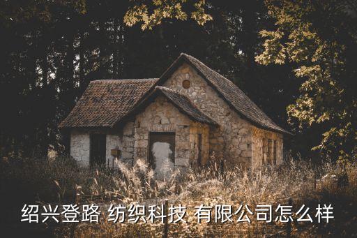 紹興登路 紡織科技 有限公司怎么樣