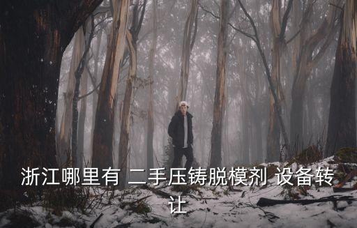 浙江哪里有 二手壓鑄脫模劑 設(shè)備轉(zhuǎn)讓