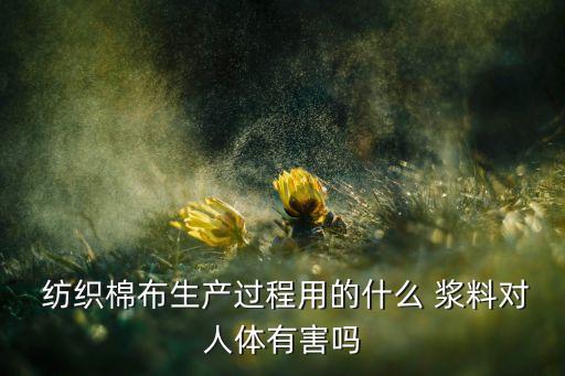 紡織漿料 自動(dòng)調(diào),常用的紡織漿料