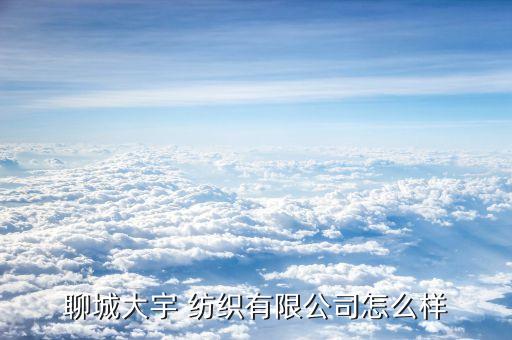 山東臨清紡織企業(yè)