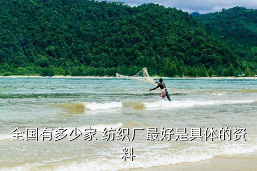 全國有多少家 紡織廠最好是具體的資料