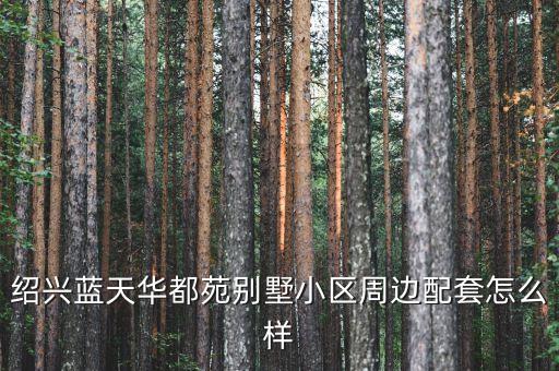 紹興藍天華都苑別墅小區(qū)周邊配套怎么樣