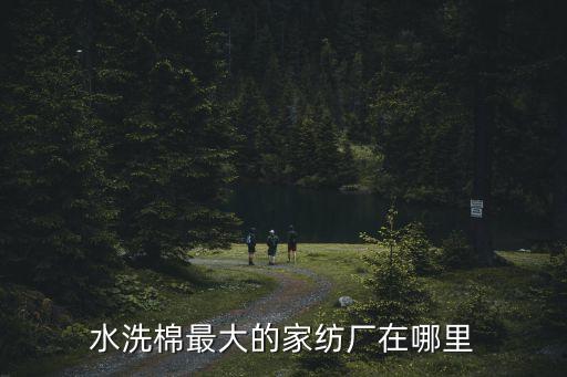 水洗棉最大的家紡廠在哪里