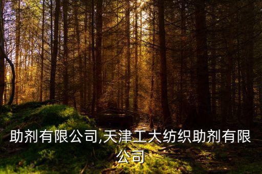 紡織助劑有限公司,天津工大紡織助劑有限公司