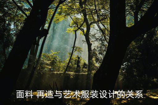  面料 再造與藝術(shù)服裝設(shè)計(jì)的關(guān)系