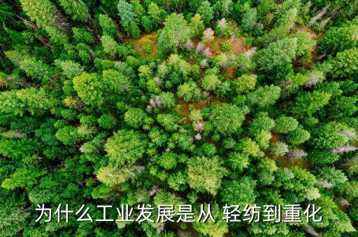 為什么工業(yè)發(fā)展是從 輕紡到重化