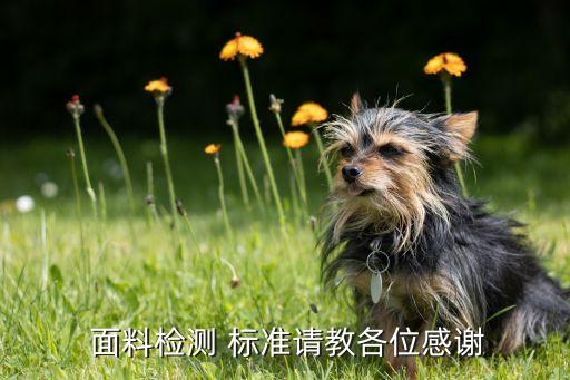 面料檢測(cè) 標(biāo)準(zhǔn)請(qǐng)教各位感謝