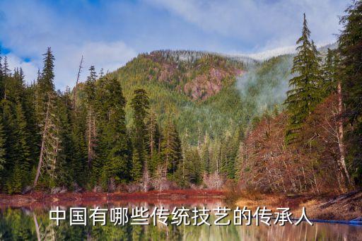 中國有哪些傳統(tǒng)技藝的傳承人