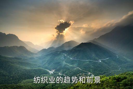 紡織業(yè)的趨勢和前景