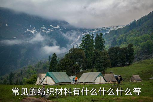 紡織物材質,植入物材質T