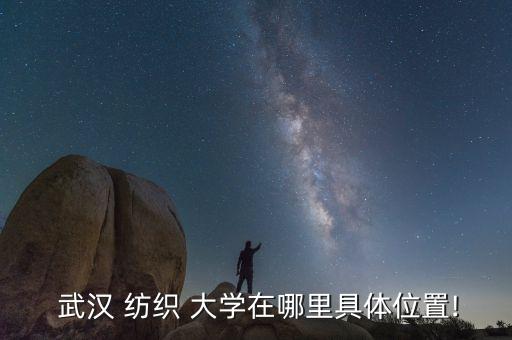  武漢 紡織 大學(xué)在哪里具體位置!