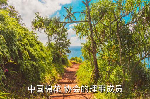 中國棉花 協(xié)會(huì)的理事成員