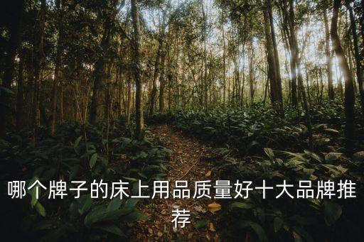 哪個(gè)牌子的床上用品質(zhì)量好十大品牌推薦