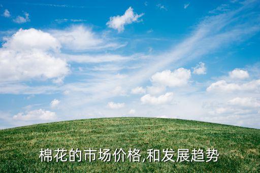 棉花的市場價格,和發(fā)展趨勢