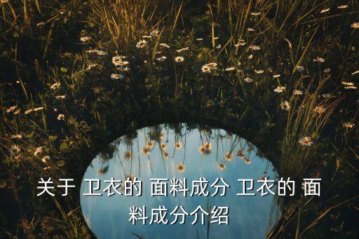 衛(wèi)衣布料面料價格,衛(wèi)衣面料滑滑的是什么布料
