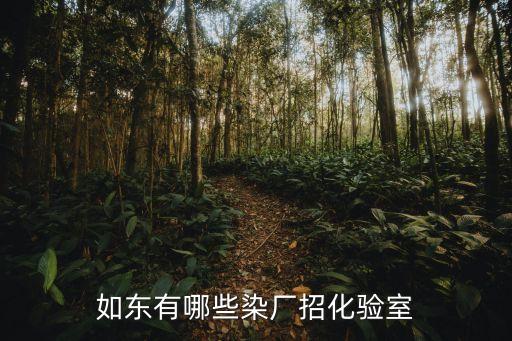 如東有哪些染廠招化驗(yàn)室