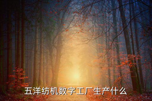 五洋紡機(jī)數(shù)字工廠生產(chǎn)什么
