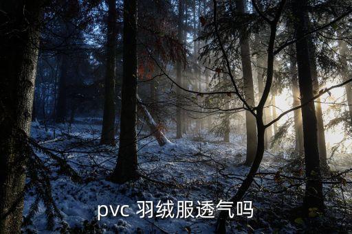 pvc 羽絨服透氣嗎