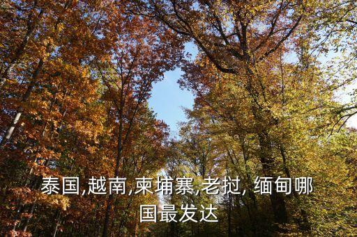泰國(guó),越南,柬埔寨,老撾, 緬甸哪國(guó)最發(fā)達(dá)