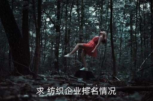 求 紡織企業(yè)排名情況