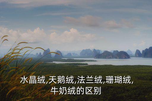  水晶絨,天鵝絨,法蘭絨,珊瑚絨,牛奶絨的區(qū)別