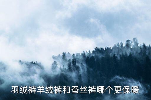 羽絨褲羊絨褲和蠶絲褲哪個(gè)更保暖