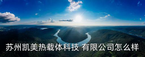 蘇州凱美熱載體科技 有限公司怎么樣