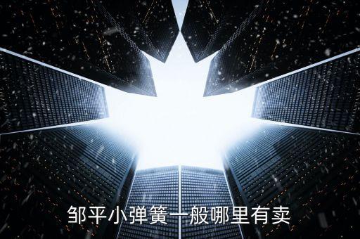 鄒平小彈簧一般哪里有賣