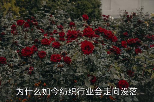 為什么如今紡織行業(yè)會走向沒落