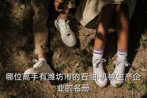 哪位高手有濰坊市的石油 機(jī)械生產(chǎn)企業(yè)的名冊(cè)